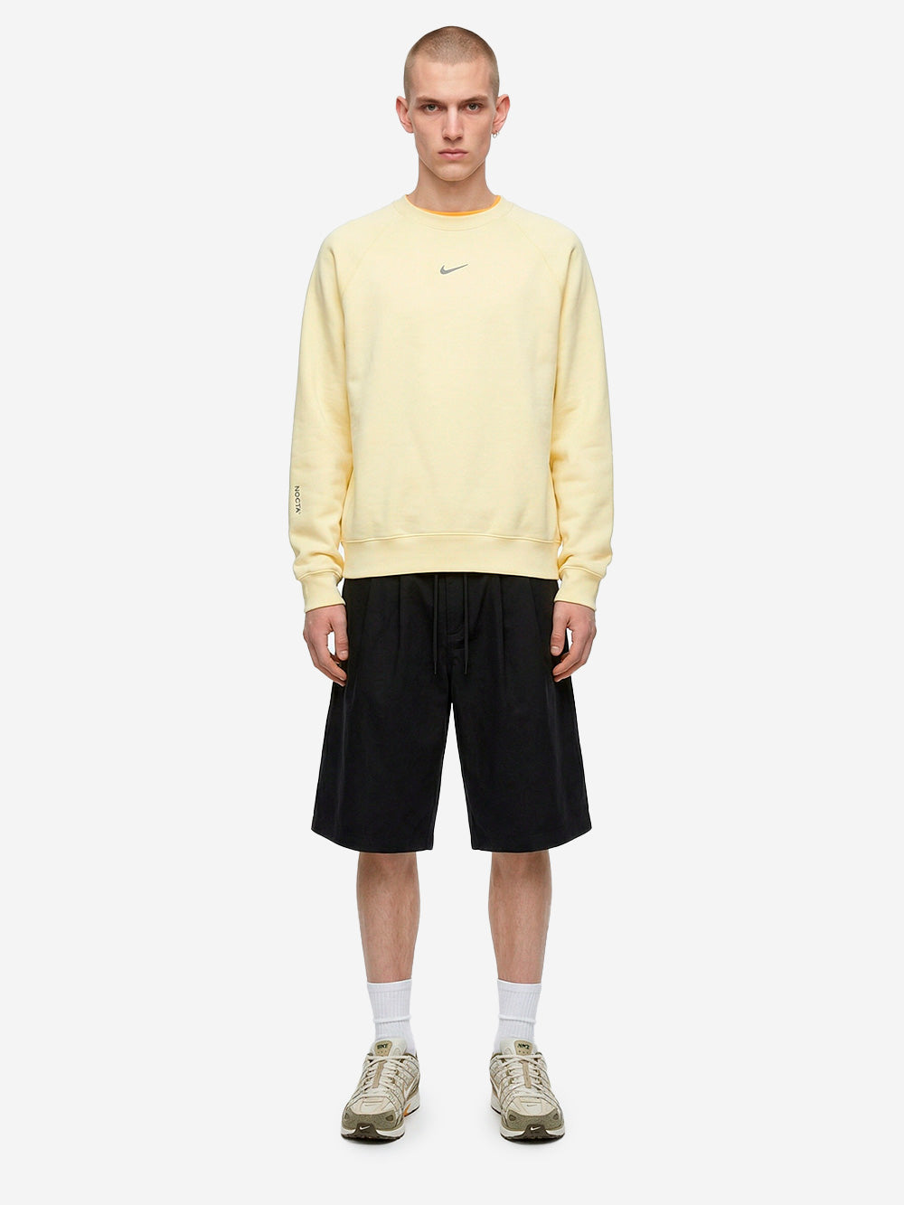 NIKE x Drake NOCTA Maglia a girocollo fleece gialla Giallo Urbanstaroma