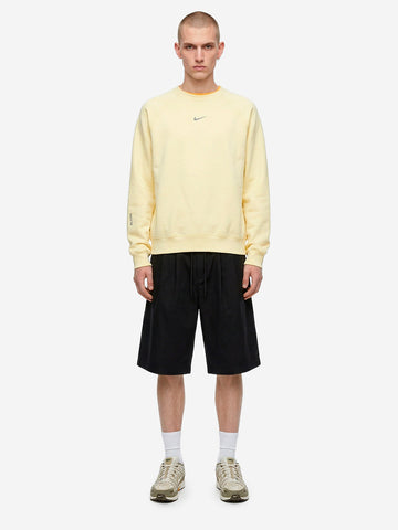 NIKE x Drake NOCTA Maglia a girocollo fleece gialla Giallo