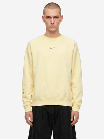 NIKE x Drake NOCTA Maglia a girocollo fleece gialla Giallo