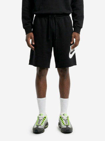 NIKE Shorts neri in French Terry Nero