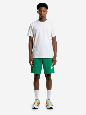 NIKE Shorts verdi in French Terry Verde