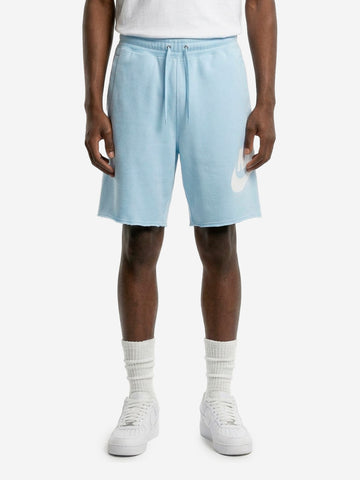 NIKE Shorts celesti in French Terry Celeste