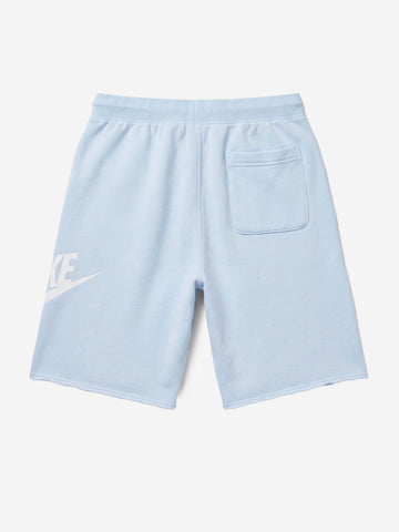 NIKE Shorts celesti in French Terry Celeste