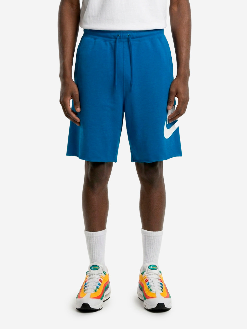 NIKE Shorts blu in French Terry Celeste Urbanstaroma