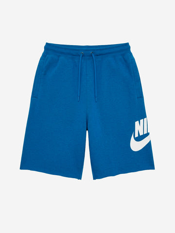 NIKE Shorts blu in French Terry Celeste