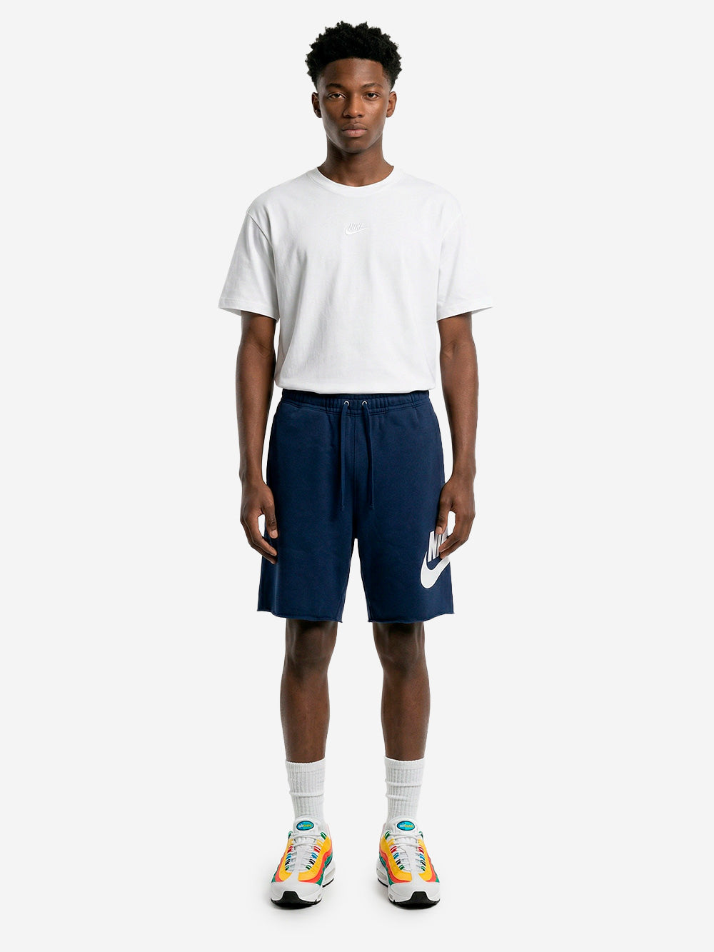 NIKE Shorts blu navy in French Terry Blu Urbanstaroma
