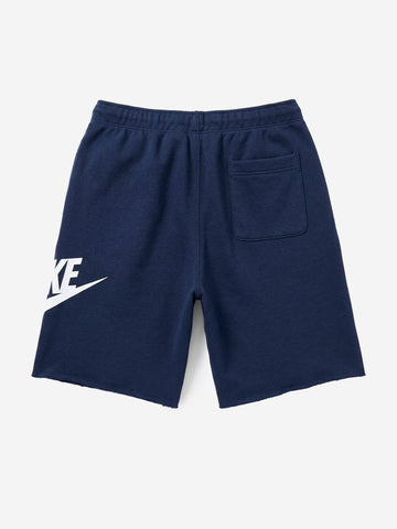 NIKE Shorts blu navy in French Terry Blu