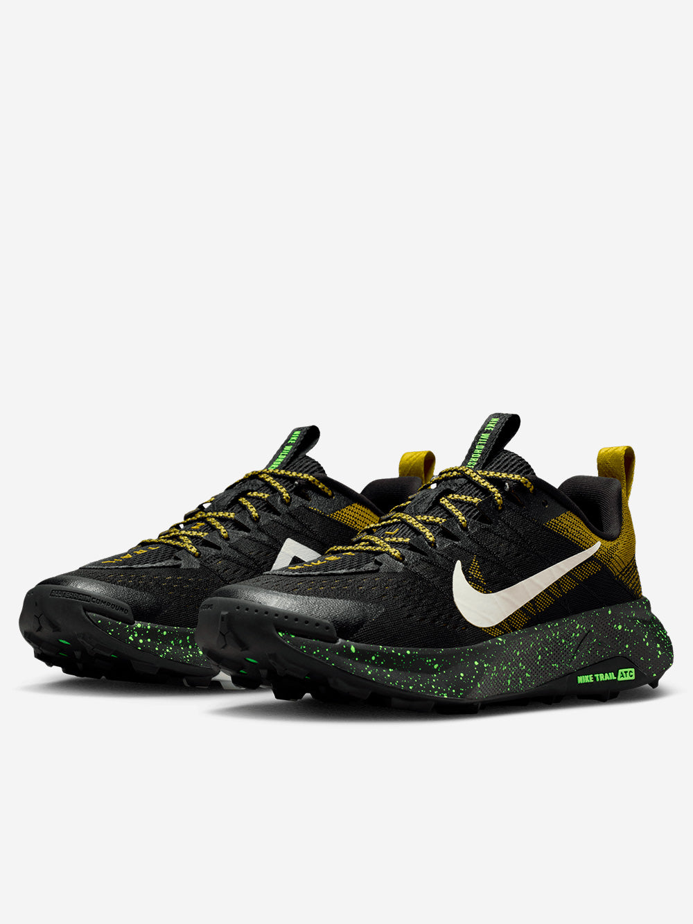 NIKE W Sneaker Trail running Wildhorse 10 'Black Volt Ice' Nero verde Urbanstaroma
