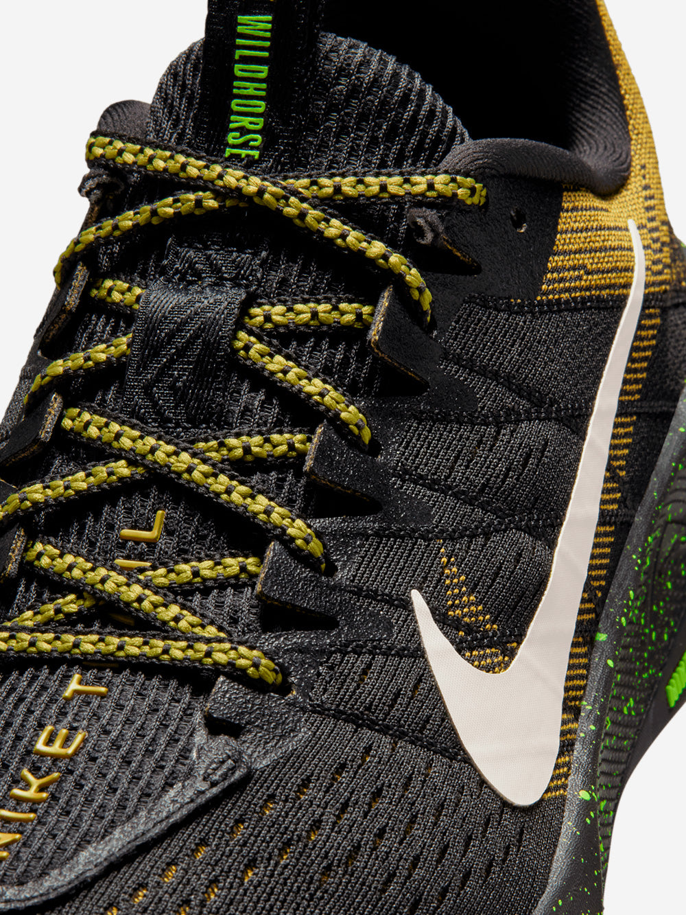 NIKE W Sneaker Trail running Wildhorse 10 'Black Volt Ice' Nero verde Urbanstaroma