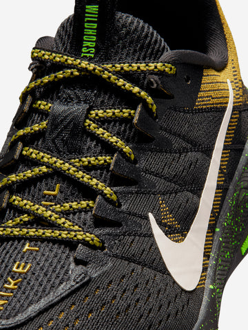 NIKE W Sneaker Trail running Wildhorse 10 'Black Volt Ice' Nero verde