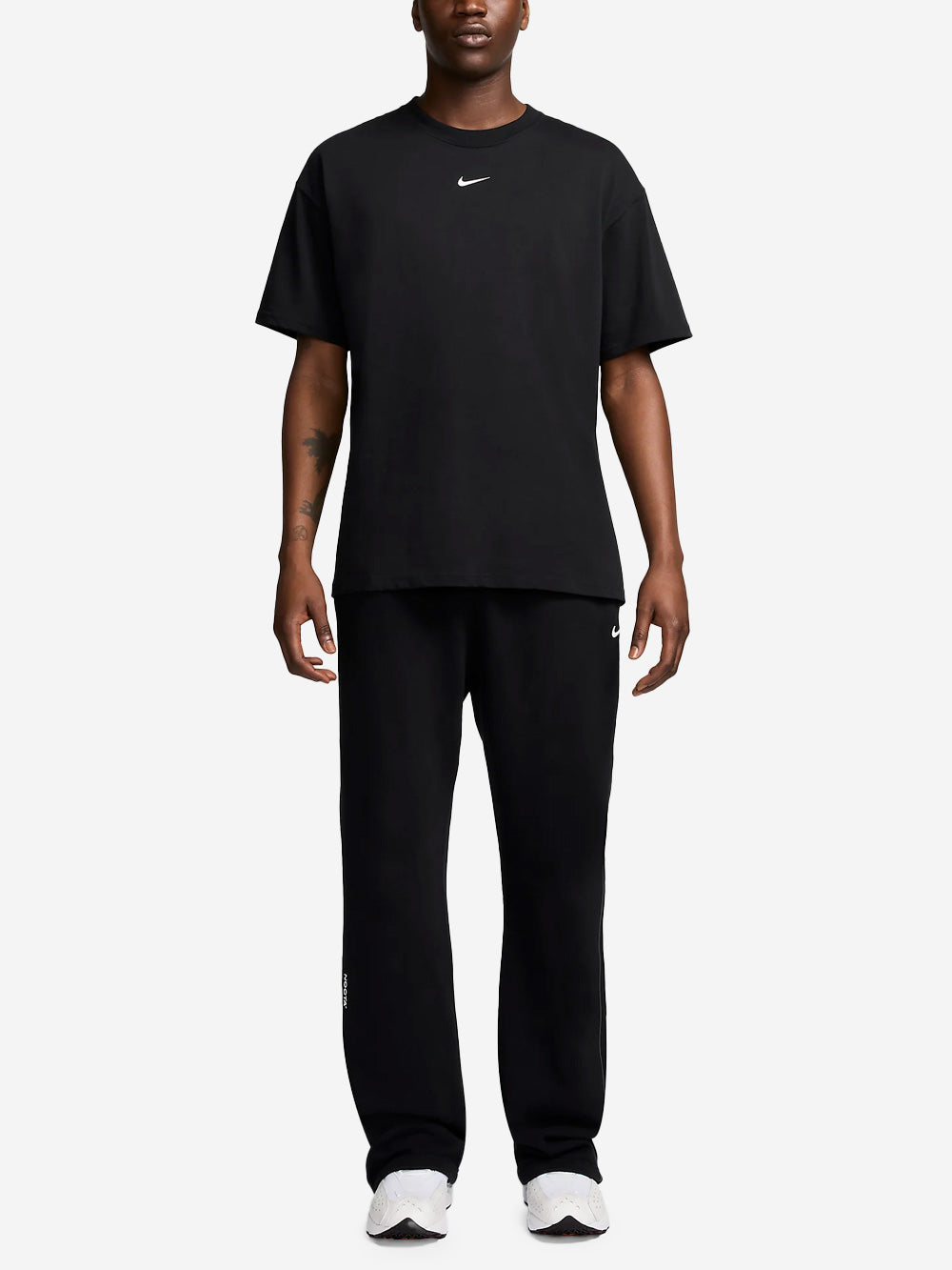 NIKE x Drake Pantaloni tuta con bordo aperto CS NOCTA Nero Urbanstaroma