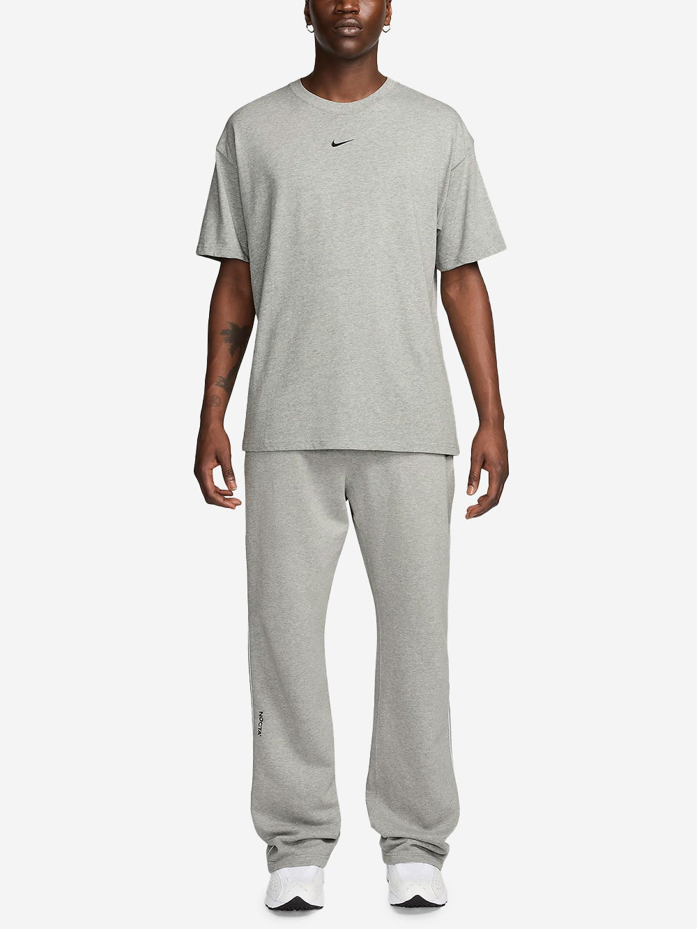 NIKE Pantaloni tuta grigi con bordo aperto CS NOCTA x Drake Grigio Urbanstaroma