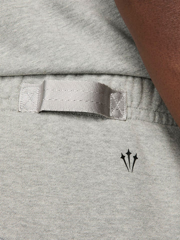 NIKE Pantaloni tuta grigi con bordo aperto CS NOCTA x Drake Grigio