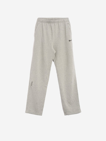 NIKE Pantaloni tuta grigi con bordo aperto CS NOCTA x Drake Grigio