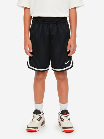 NIKE Shorts da basket neri con swoosh Nero