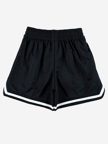 NIKE Shorts da basket neri con swoosh Nero