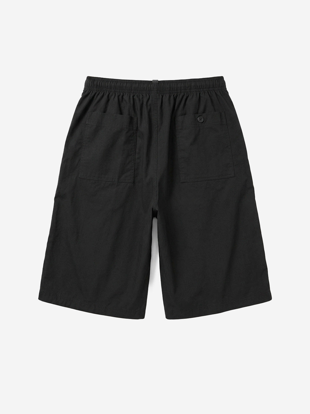 NIKE Shorts oversize neri pleated con Swoosh Nero Urbanstaroma