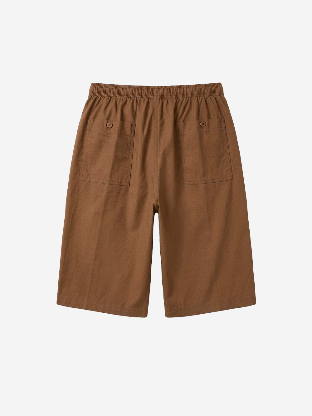 NIKE Shorts oversize marroni pleated con Swoosh Marrone Urbanstaroma