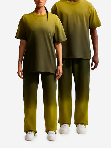 NIKE Pantaloni fleece verdi CS Nocta x Drake con bordo aperto Verde