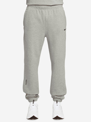 NIKE Pantaloni tuta grigi NOCTA in fleece x Drake Grigio
