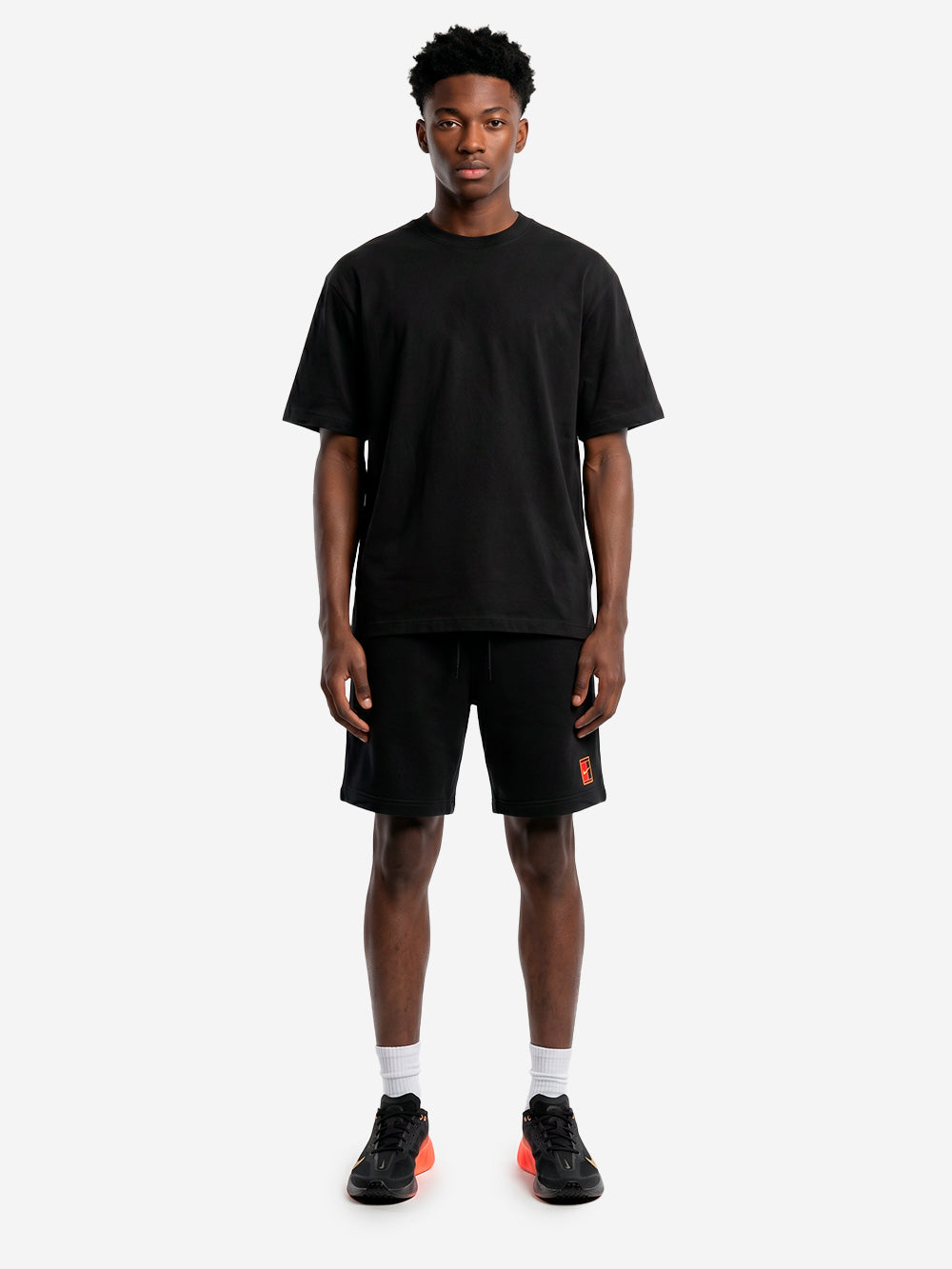 NIKE Shorts da tennis in fleece Dri-FIT Nero Urbanstaroma