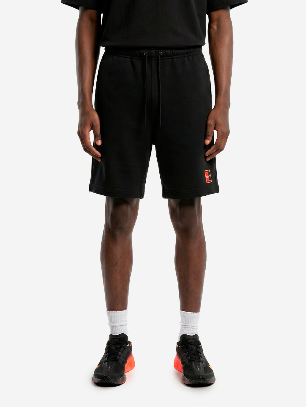 NIKE Shorts da tennis in fleece Dri-FIT Nero Urbanstaroma