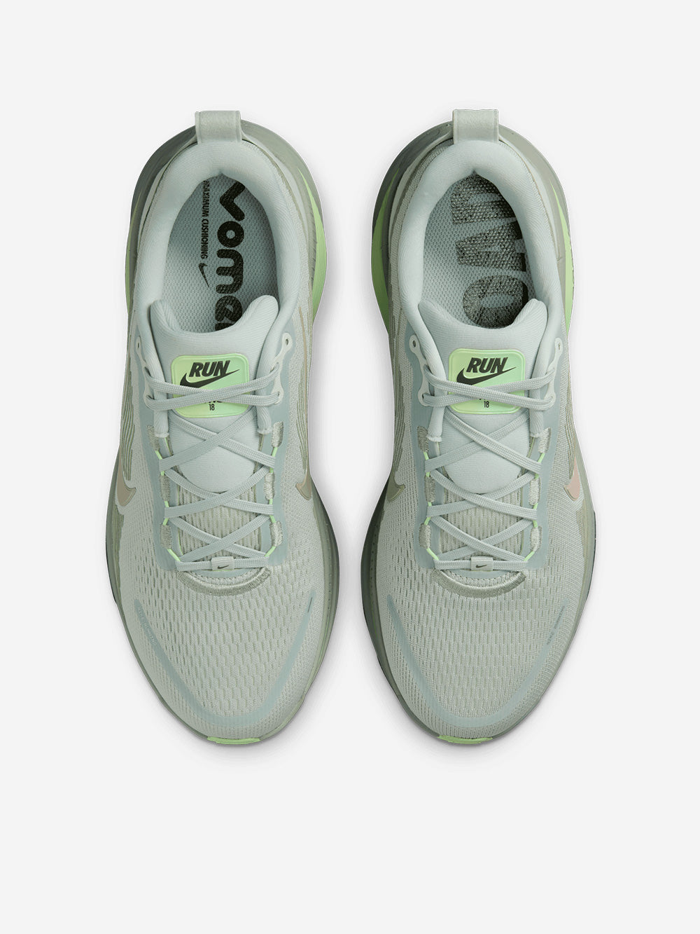 NIKE Vomero 18 'Light Silver Barely Volt' running verde Urbanstaroma