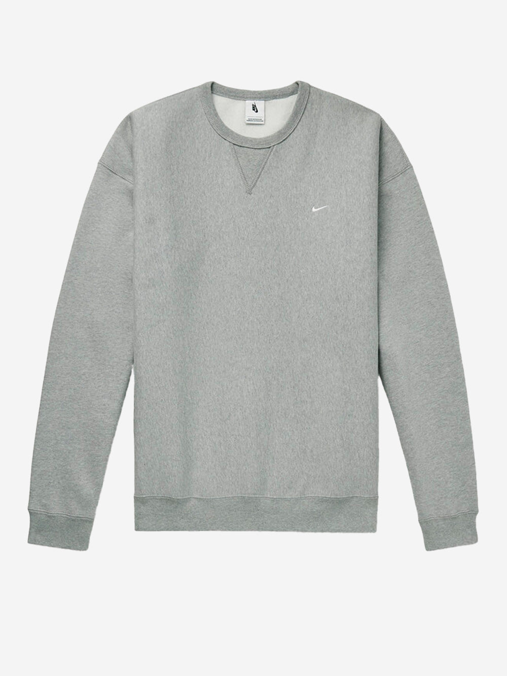 NIKE Maglia grigia a girocollo in fleece Grigio Urbanstaroma
