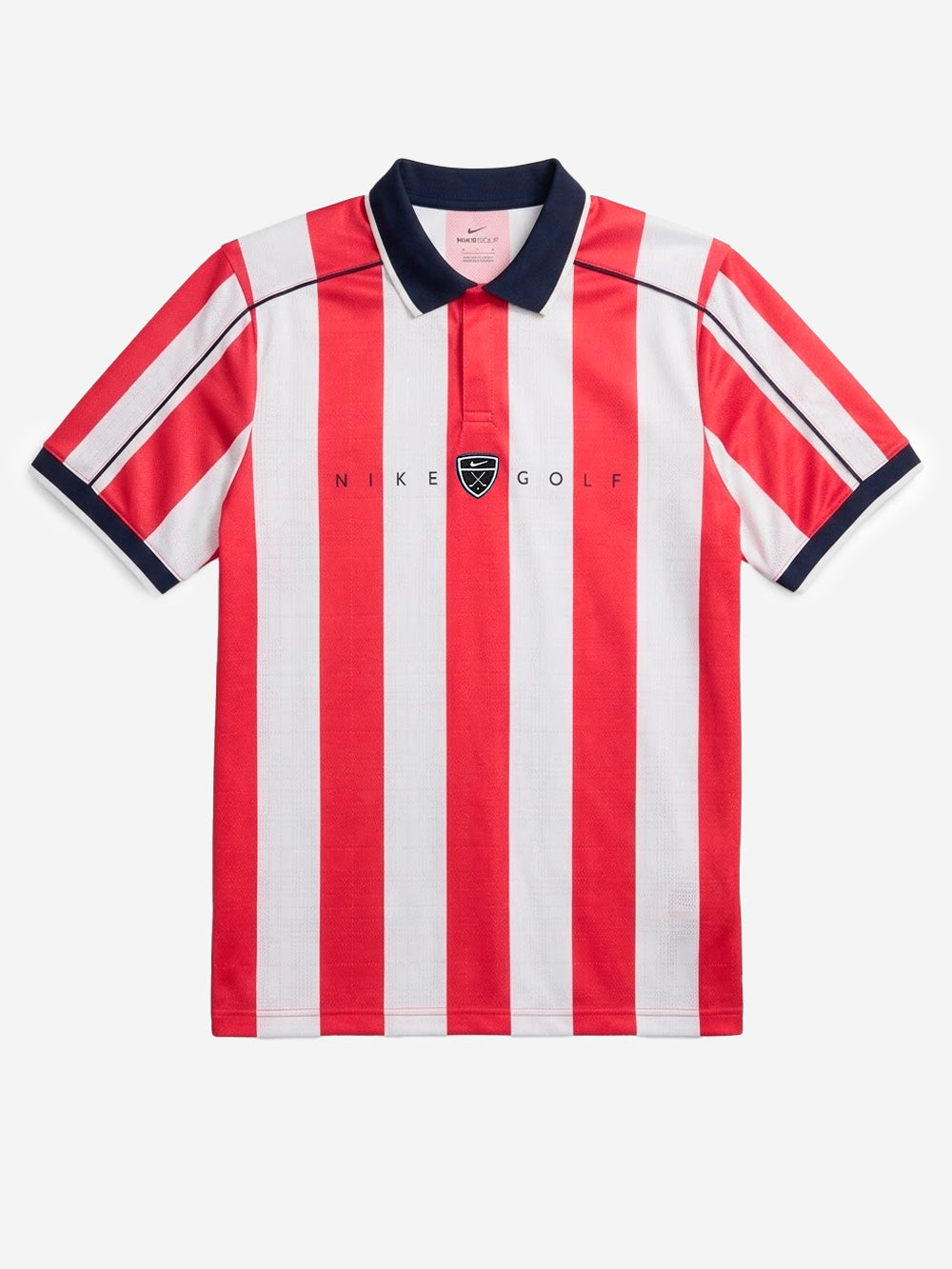 NIKE Polo da golf a manica corta bianca e rossa Dri-FIT Rossa beige Urbanstaroma