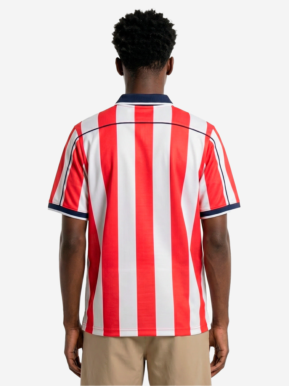 NIKE Polo da golf a manica corta bianca e rossa Dri-FIT Rossa beige Urbanstaroma