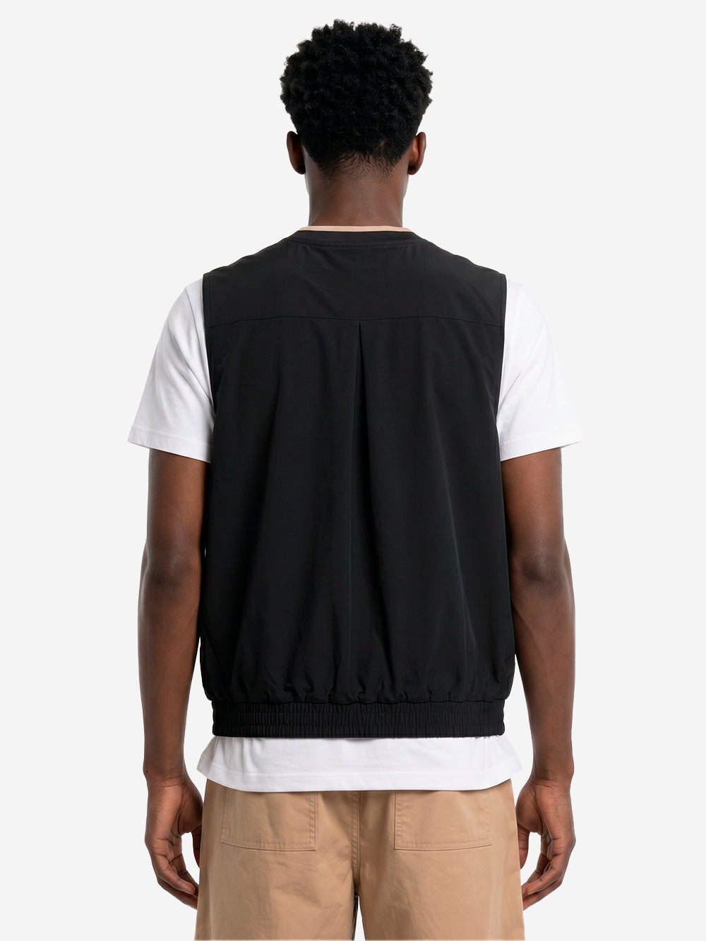 NIKE Gilet da golf nero oversize Dri-FIT antivento Nero Urbanstaroma