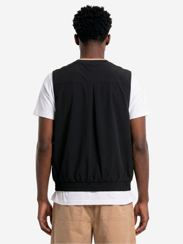 NIKE Gilet da golf nero oversize Dri-FIT antivento Nero