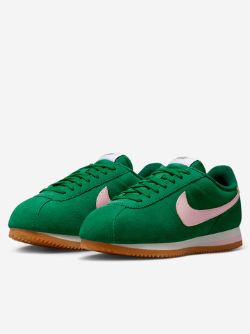 NIKE W Cortez in pelle verdi e rosa Verde rosa