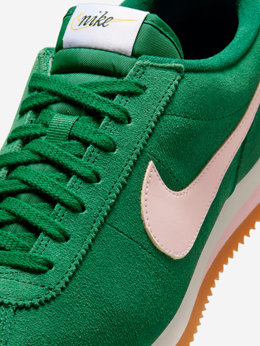 NIKE W Cortez in pelle verdi e rosa Verde rosa Urbanstaroma