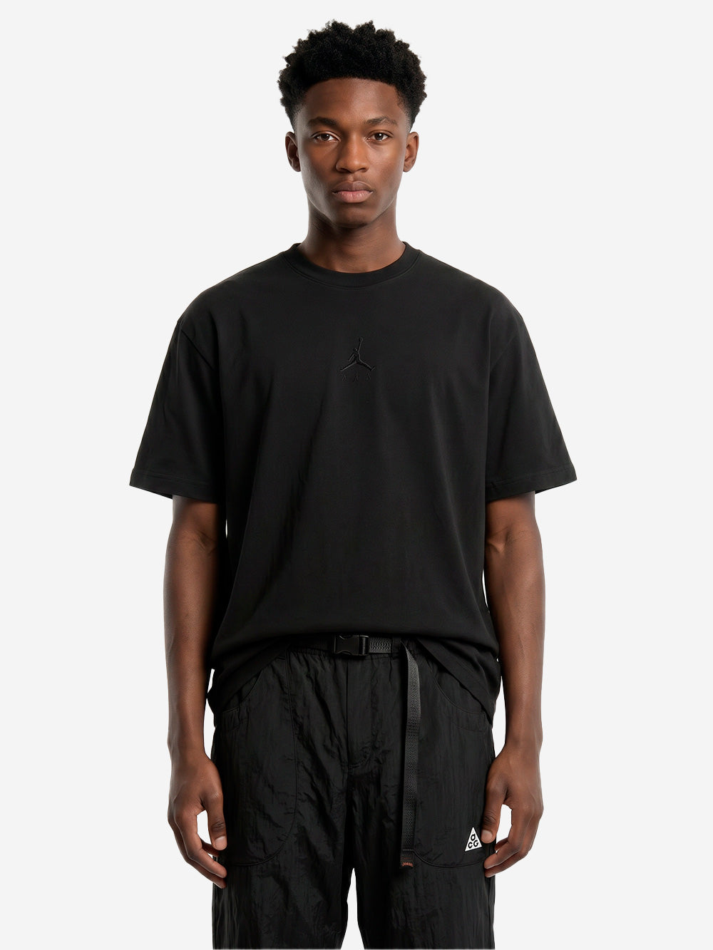 JORDAN T-shirt oversize nera 'Flight' Nero Urbanstaroma