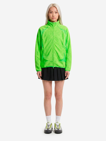 NIKE Giacca sportiva oversize verde con swoosh Verde