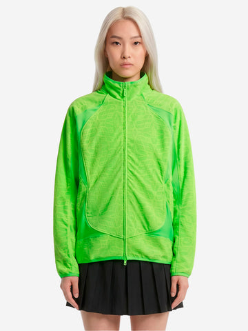 NIKE Giacca sportiva oversize verde con swoosh Verde
