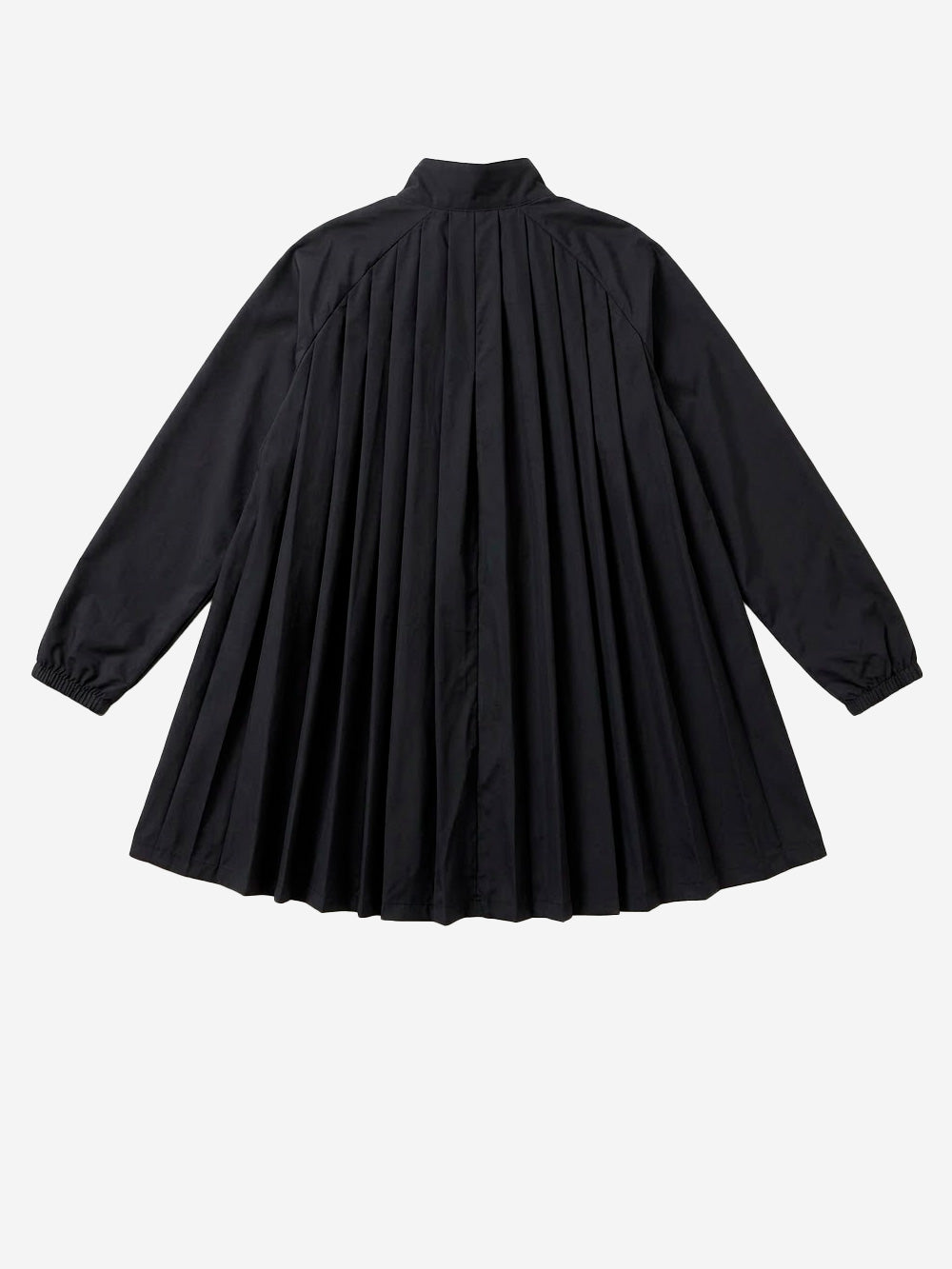 NIKE Black long sleeve oversized mini dress with pleats IF0558 |  Urbanstaroma