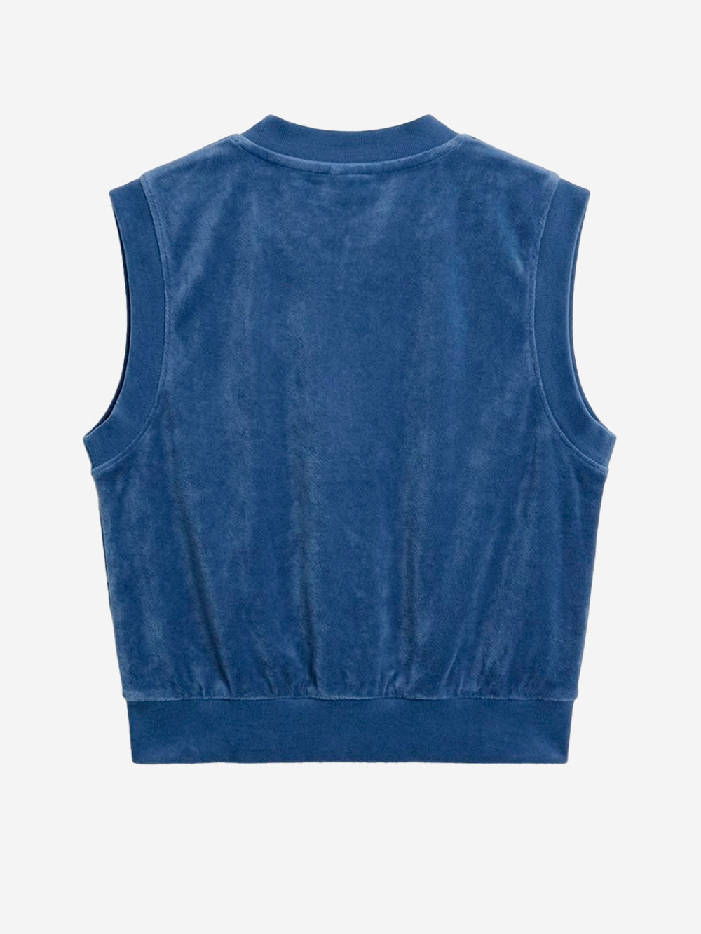 NIKE Canotta blu con scollo a V in tessuto French Terry Blu Urbanstaroma