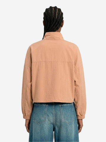 NIKE Giacca oversize leggera in ripstop nylon beige Beige