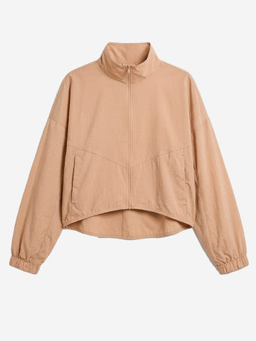 NIKE Giacca oversize leggera in ripstop nylon beige Beige