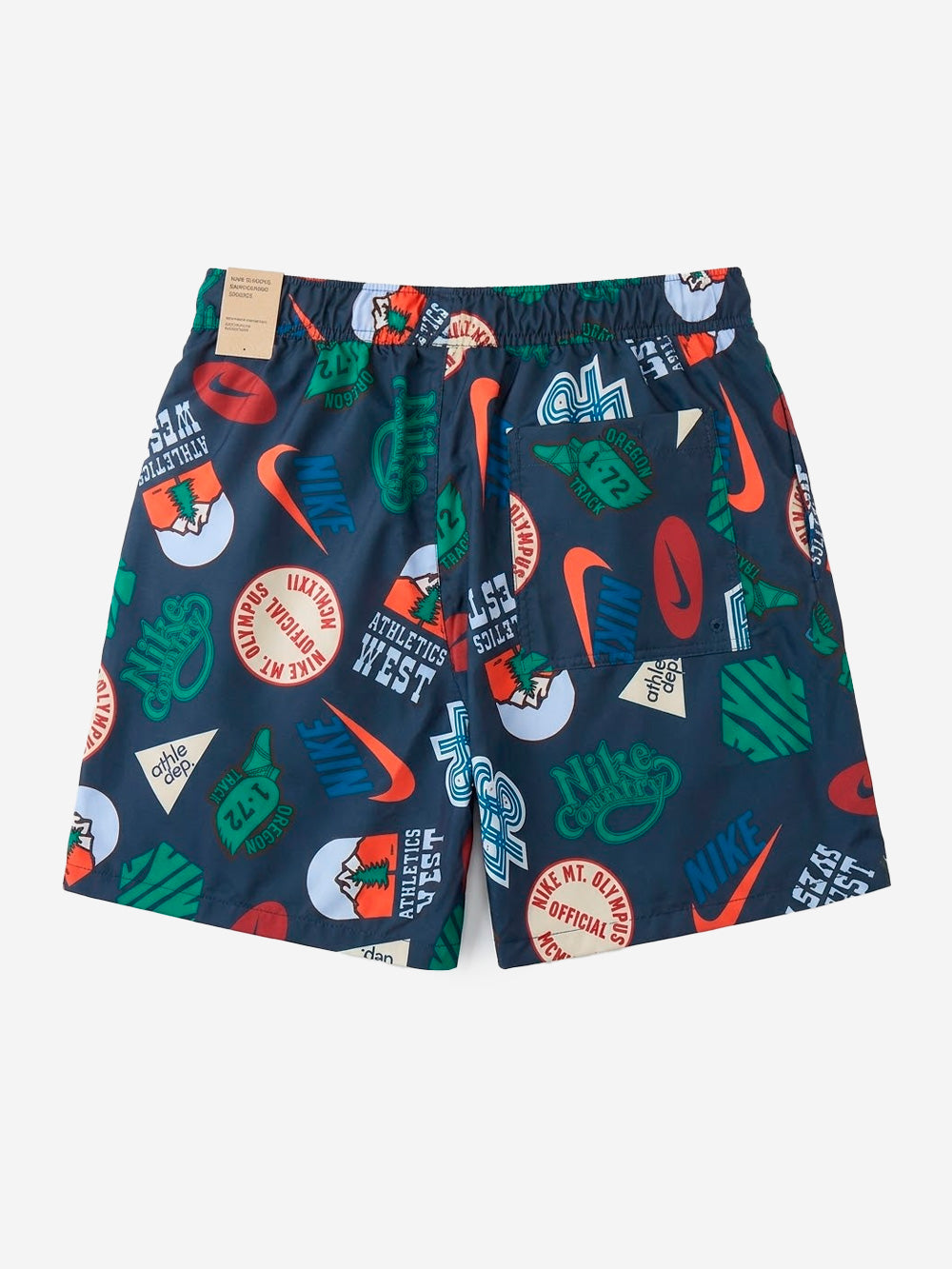 NIKE Shorts Club con stampa Flow Blu scuro Urbanstaroma