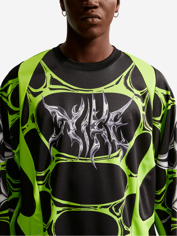 NIKE Maglia a manica lunga Project FROG Nero verde