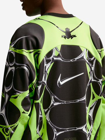 NIKE Maglia a manica lunga Project FROG Nero verde