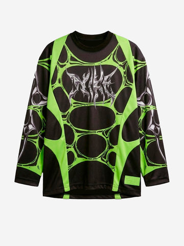 NIKE Maglia a manica lunga Project FROG Nero verde