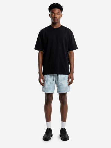 NIKE Shorts in nylon platino e tessuto Dri-FIT Grigio
