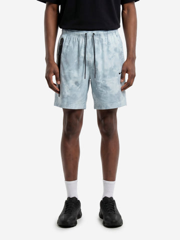 NIKE Shorts in nylon platino e tessuto Dri-FIT Grigio