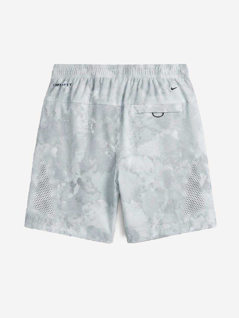 NIKE Shorts in nylon platino e tessuto Dri-FIT Grigio Urbanstaroma