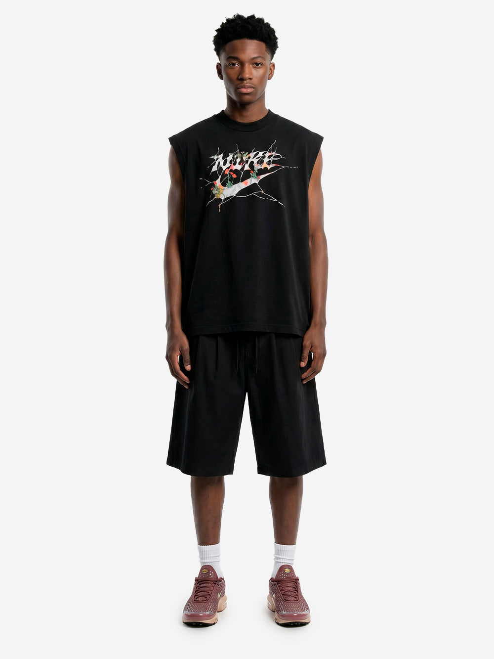 NIKE Top senza maniche basket 'Standard Issue' Nero Urbanstaroma