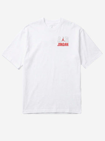 JORDAN T-shirt bianca 'Flight' con stampa Legend Crew Bianco